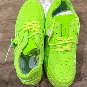 Neon Green Shoes